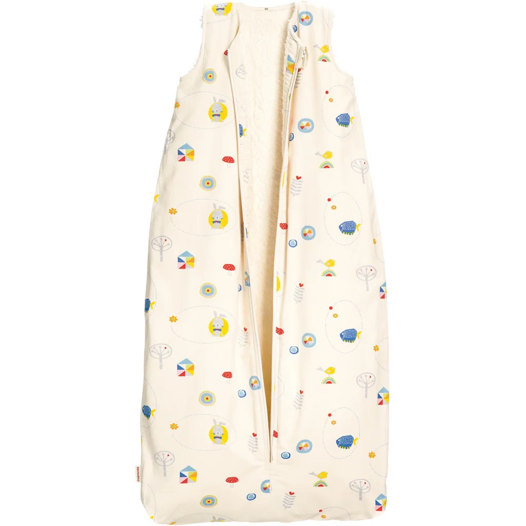 Bio Satin Baby-Schlafsack Hase mit Flanellfutter – LAMA Living