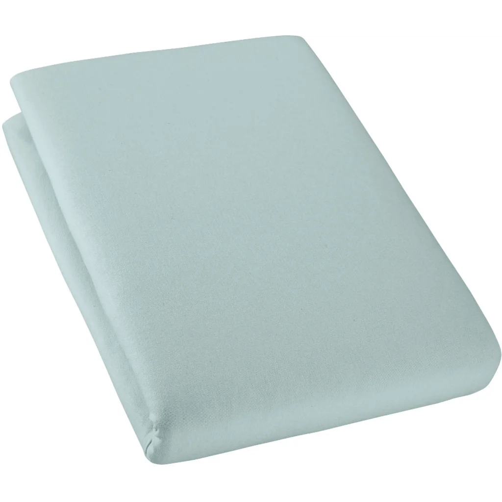 Bio Single-Jersey Spannbettlaken für Boxspringbetten in Übergröße in Atlantik Blau von Cotonea Größe 140-160 x 200 cm