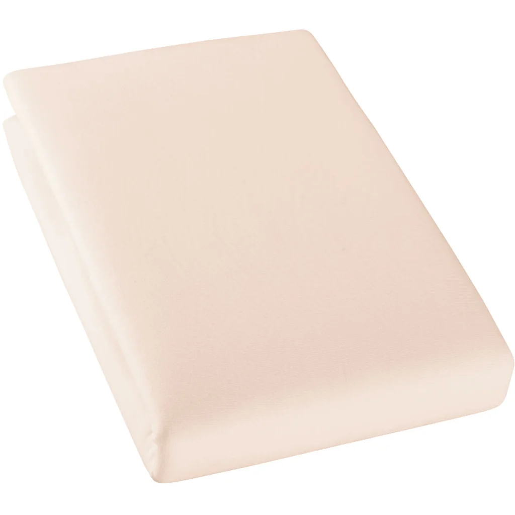 Bio Single-Jersey Spannbettlaken für Boxspringbetten in Übergröße in Rosenquarz Rosa von Cotonea Größe 140-160 x 200 cm