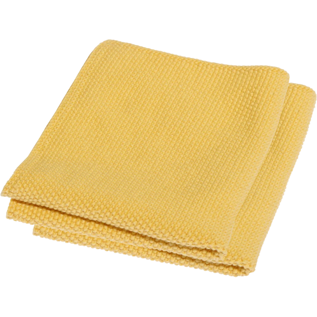 Bio Spüllappen 2er-Pack in Gelb von Living Crafts Größe 28x28 cm