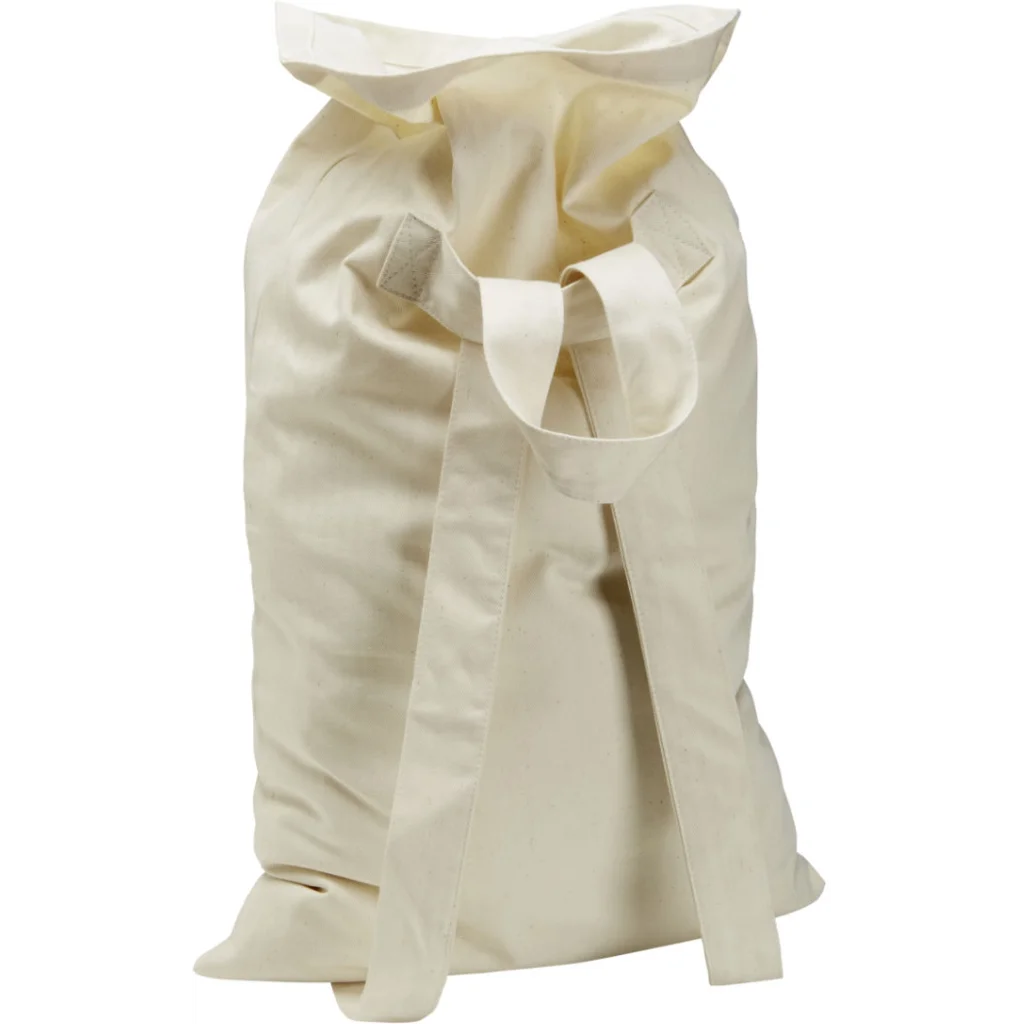 Bio Stoff-Rucksack in Creme von Cotonea Größe 65x38 cm