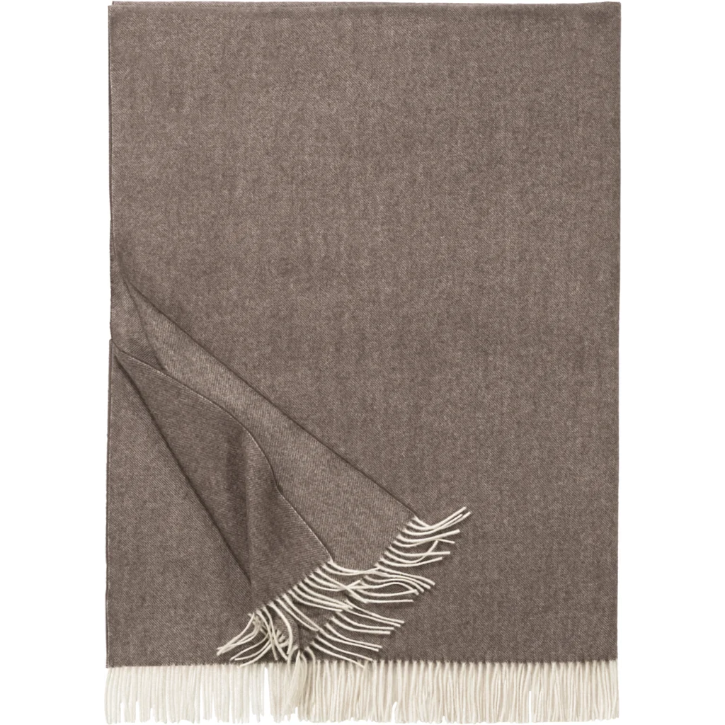 Decke BOSTON in Braun Muster Meliert von Eagle Products Größe 130x200 cm