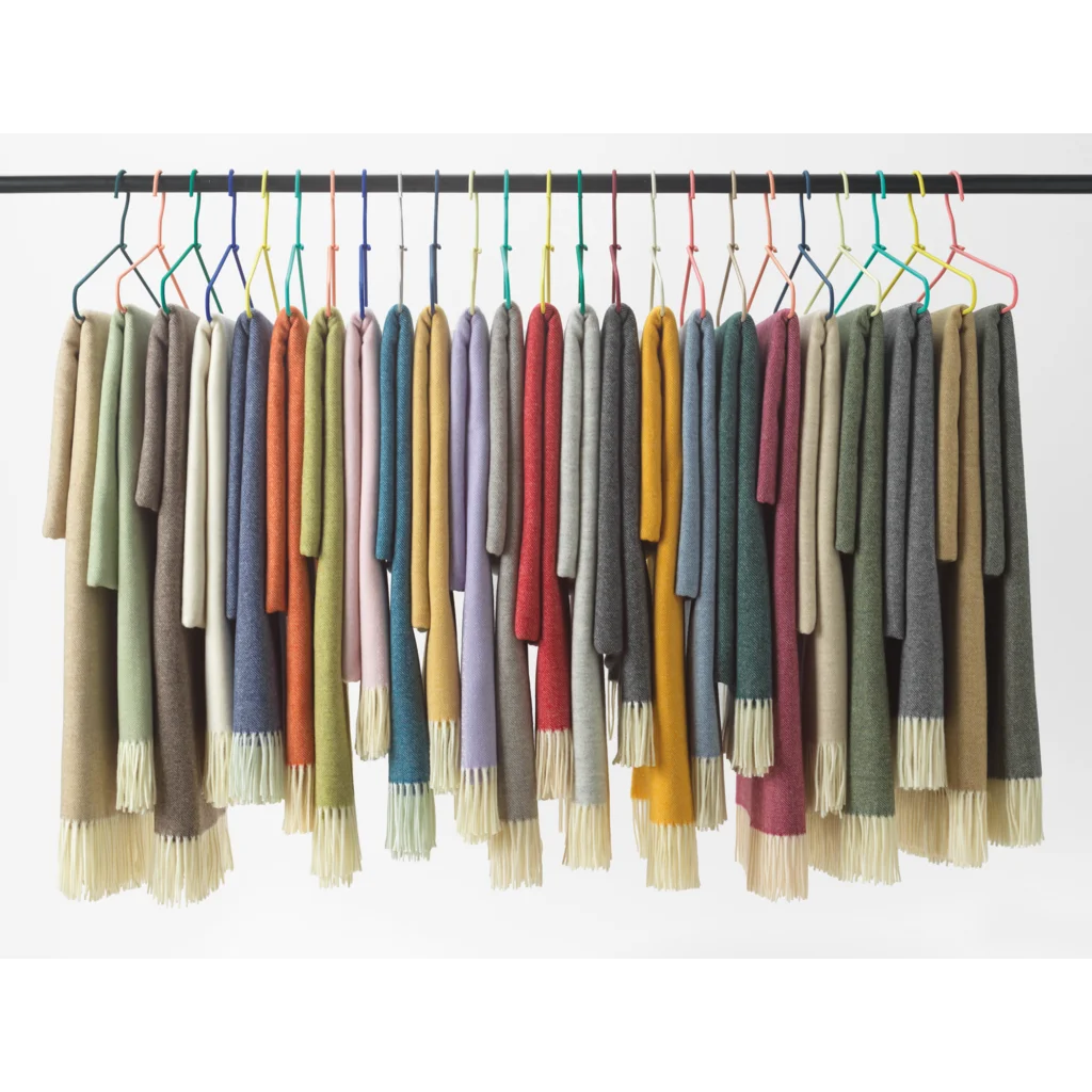 Decke BOSTON in Leinen Beige Muster Meliert von Eagle Products Größe 130x200 cm