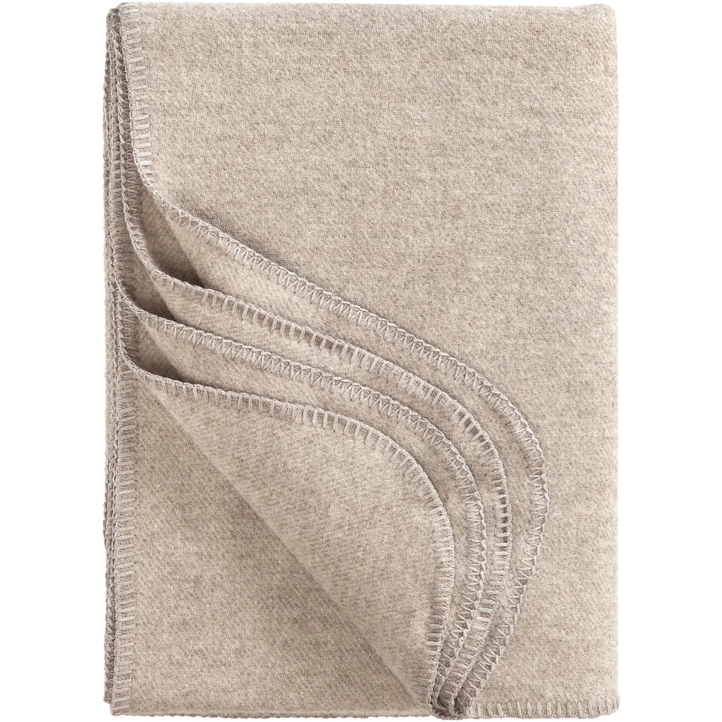 Decke CHICAGO in Beige Muster Meliert von Eagle Products Größe 130x190 cm