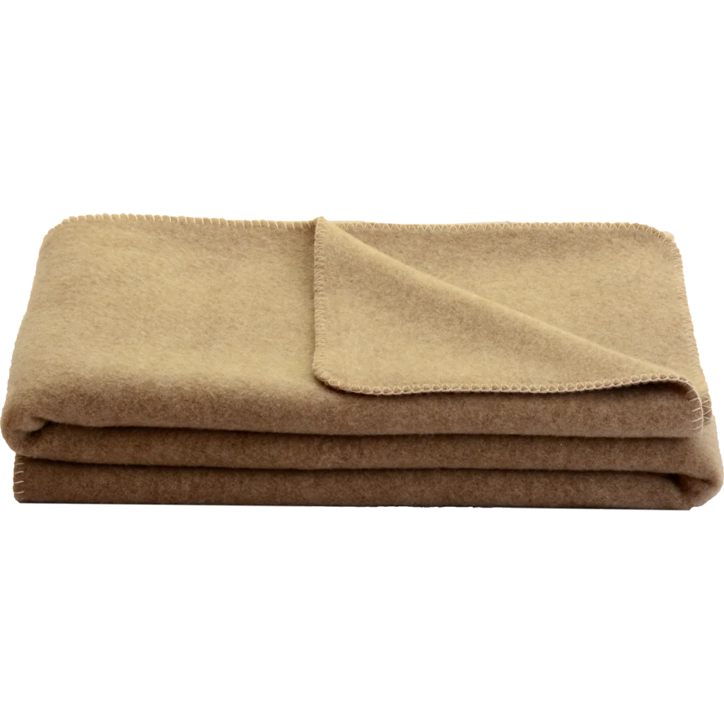 Decke SUPRALANA in Beige (naturbelassen) Beige von Steinbeck Größe 150x200 cm