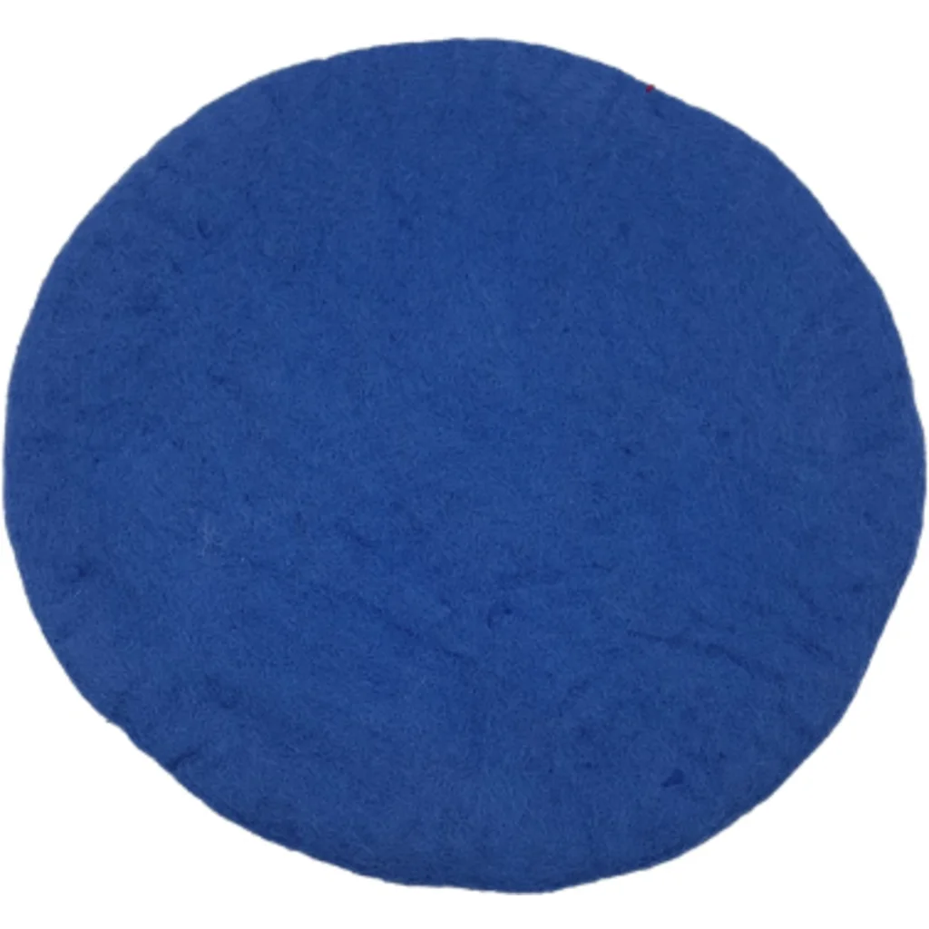 Filz Sitzkissen rund in Blau von Frida Feeling Größe Ø 35 cm