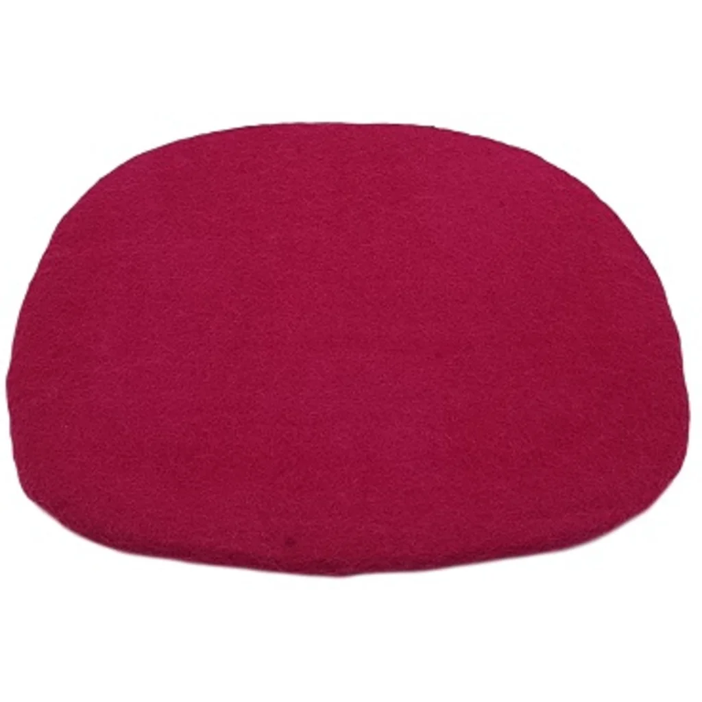 Filz Sitzkissen Trapez in Fuchsia Beere von Frida Feeling Größe 40x35 cm