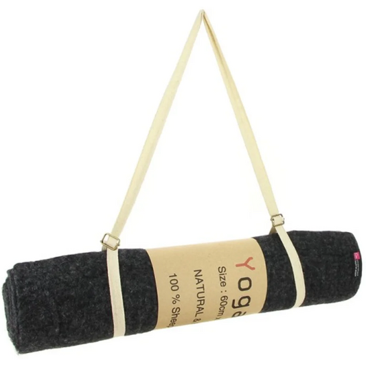 Filz Yogamatte in Anthrazit Grau von GLOBO Größe 60x190 cm