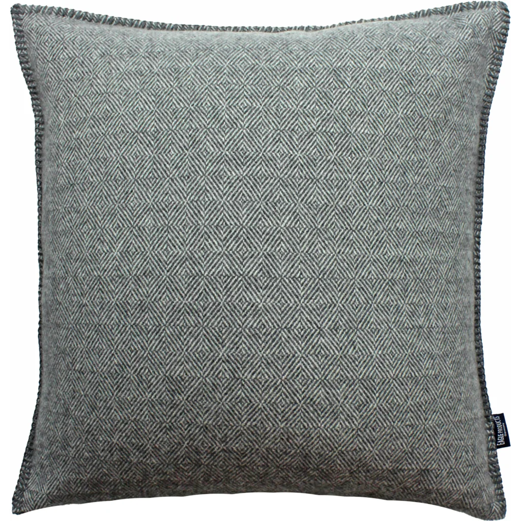 Kissenhülle mit Diamant-Muster in Grau Muster Diamant-Muster von Eagle Products Größe 50x50 cm