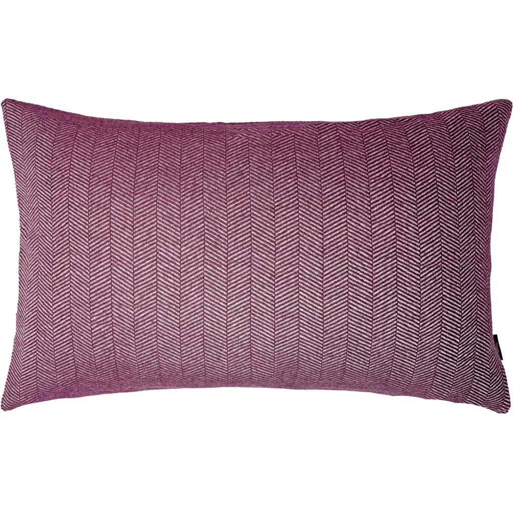 Kissenhülle mit Fischgrät-Muster in Beere Muster Fischgrät von Eagle Products Größe 40x40 cm