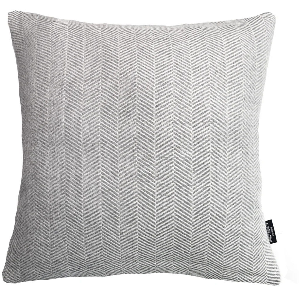 Kissenhülle mit Fischgrät-Muster in Creme Muster Fischgrät von Eagle Products Größe 40x40 cm