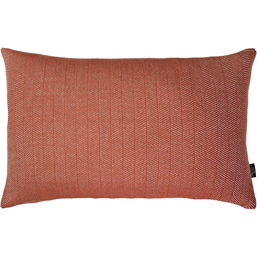 Kissenhülle mit Fischgrät-Muster in Orange Muster Fischgrät von Eagle Products Größe 40x40 cm