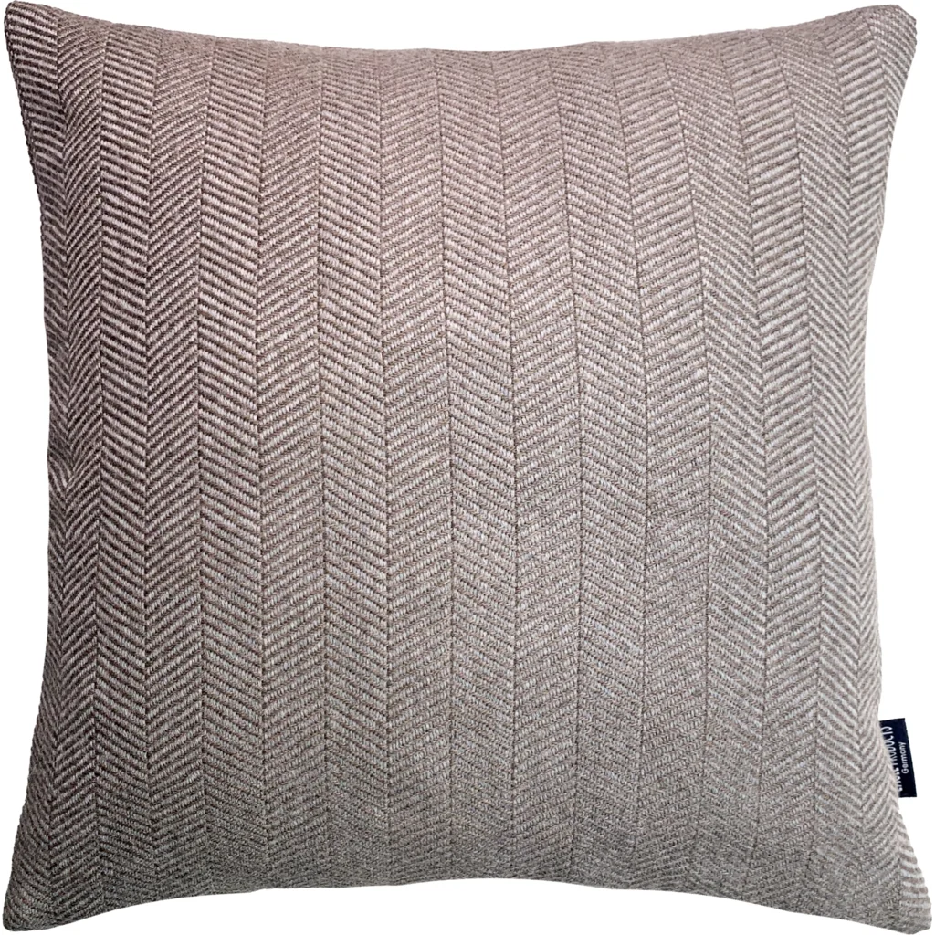 Kissenhülle mit Fischgrät-Muster in Sand Muster Fischgrät von Eagle Products Größe 40x60 cm