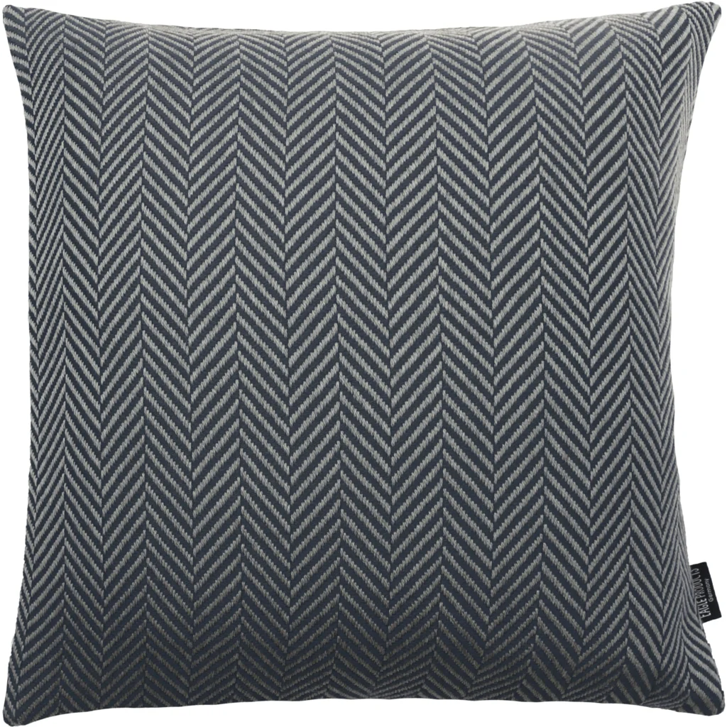 Kissenhülle mit Fischgrät-Muster in Schwarz Muster Fischgrät von Eagle Products Größe 40x60 cm