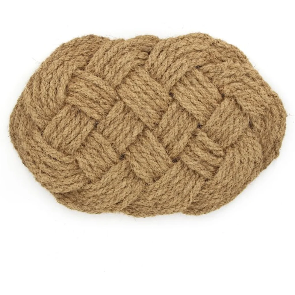 Kokosfaser Fußmatte in Naturbelassen von GLOBO Größe 40x60 cm