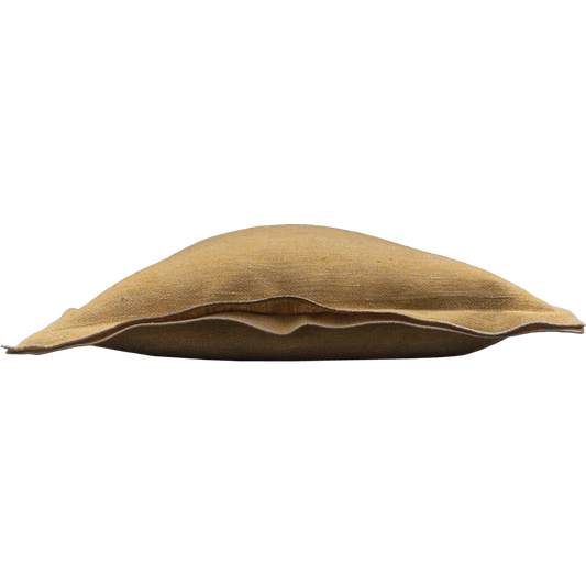 Leinen Kissenhülle mit Fischgrät-Muster 2er-Pack in Senfgelb+Beige Gelb+Beige von Erika Vaitkute Größe 40x40 cm