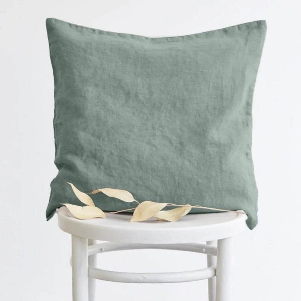 Leinen Kissenhülle rechteckig in Mint Grün von Linen Tales Größe 40x60 cm
