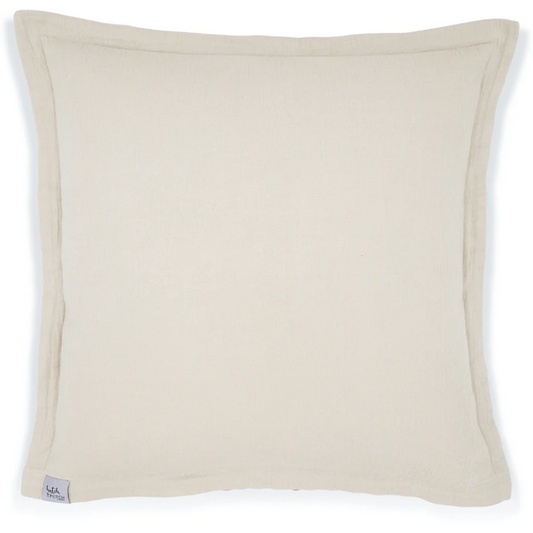 Musselin Kissenhülle in Creme von hutch&putch Größe 50x50 cm