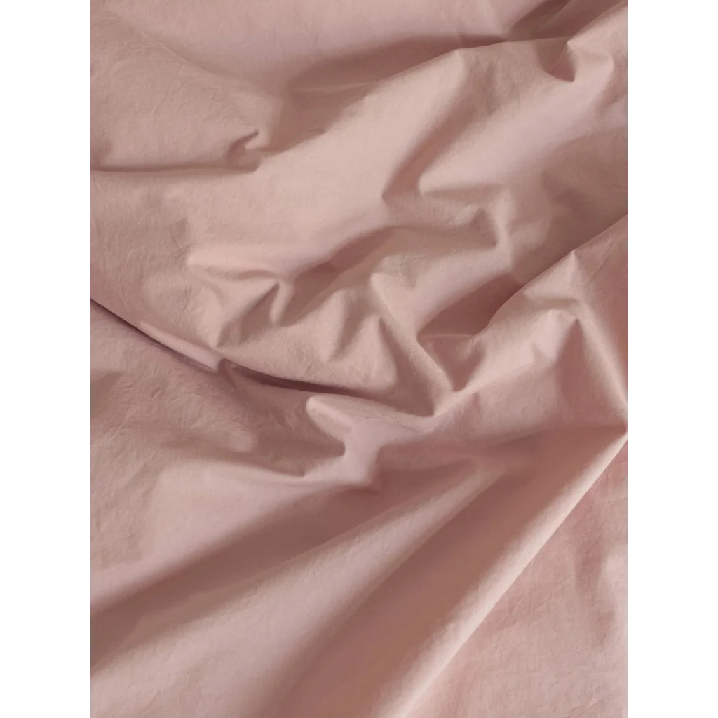 Perkal Bettwäsche Garnitur in Altrosa Rosa von erlich textil Größe 135x200 + 40x80 cm