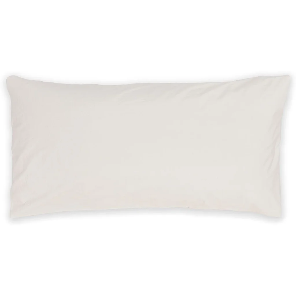 Perkal Bettwäsche Kissenbezug in Creme von erlich textil Größe 80x80 cm