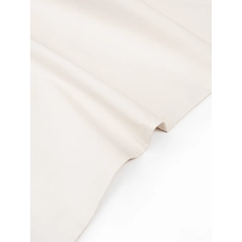 Perkal Bettwäsche Kissenbezug in Creme von erlich textil Größe 80x80 cm
