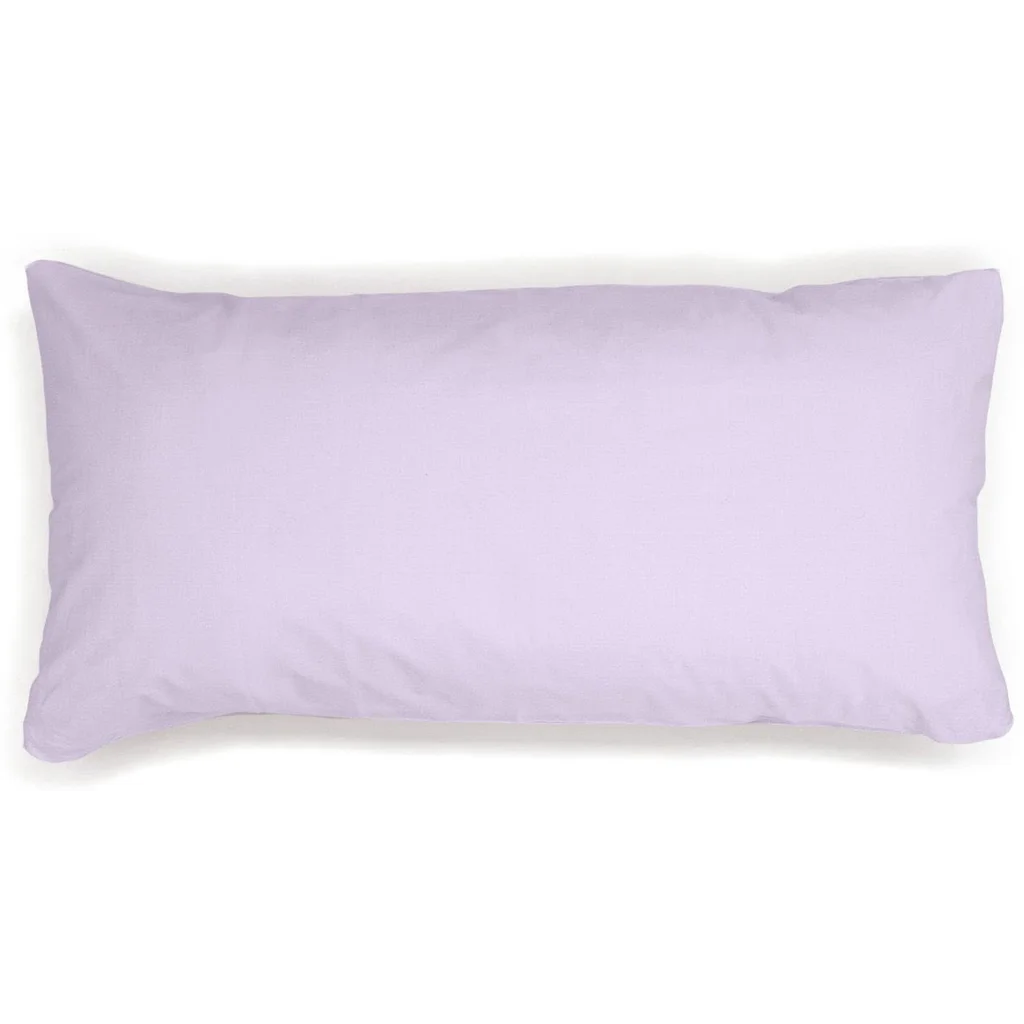 Perkal Bettwäsche Kissenbezug in Flieder Lila von erlich textil Größe 80x80 cm