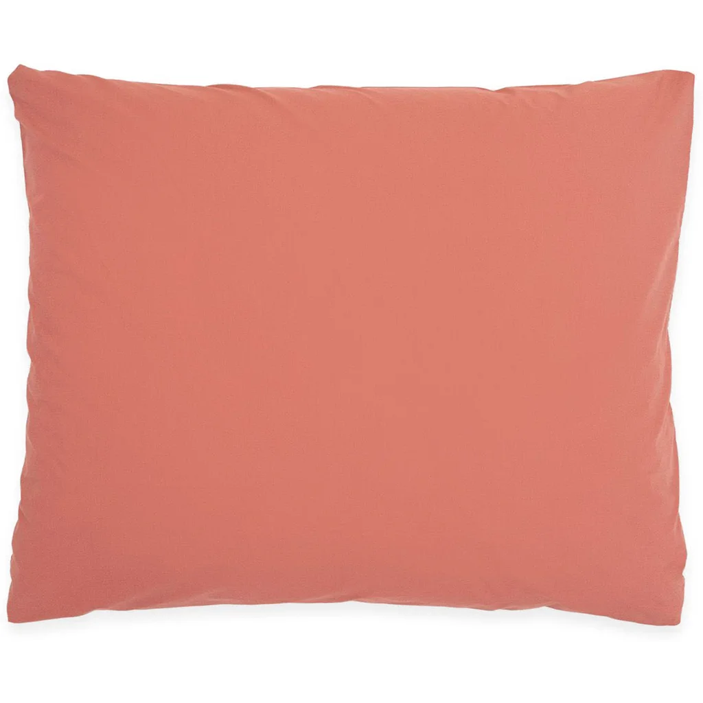 Perkal Bettwäsche Kissenbezug in Terra Orange von erlich textil Größe 80x80 cm