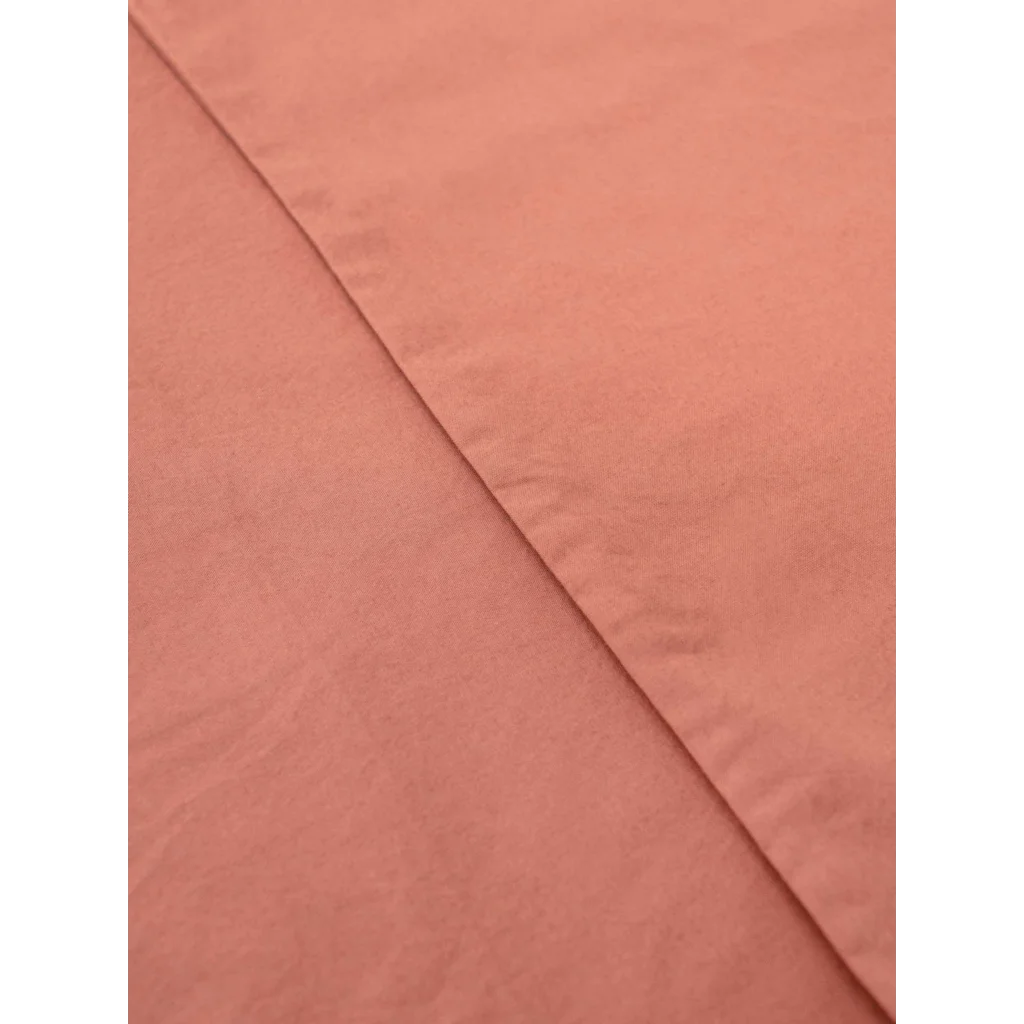 Perkal Bettwäsche Kissenbezug in Terra Orange von erlich textil Größe 80x80 cm