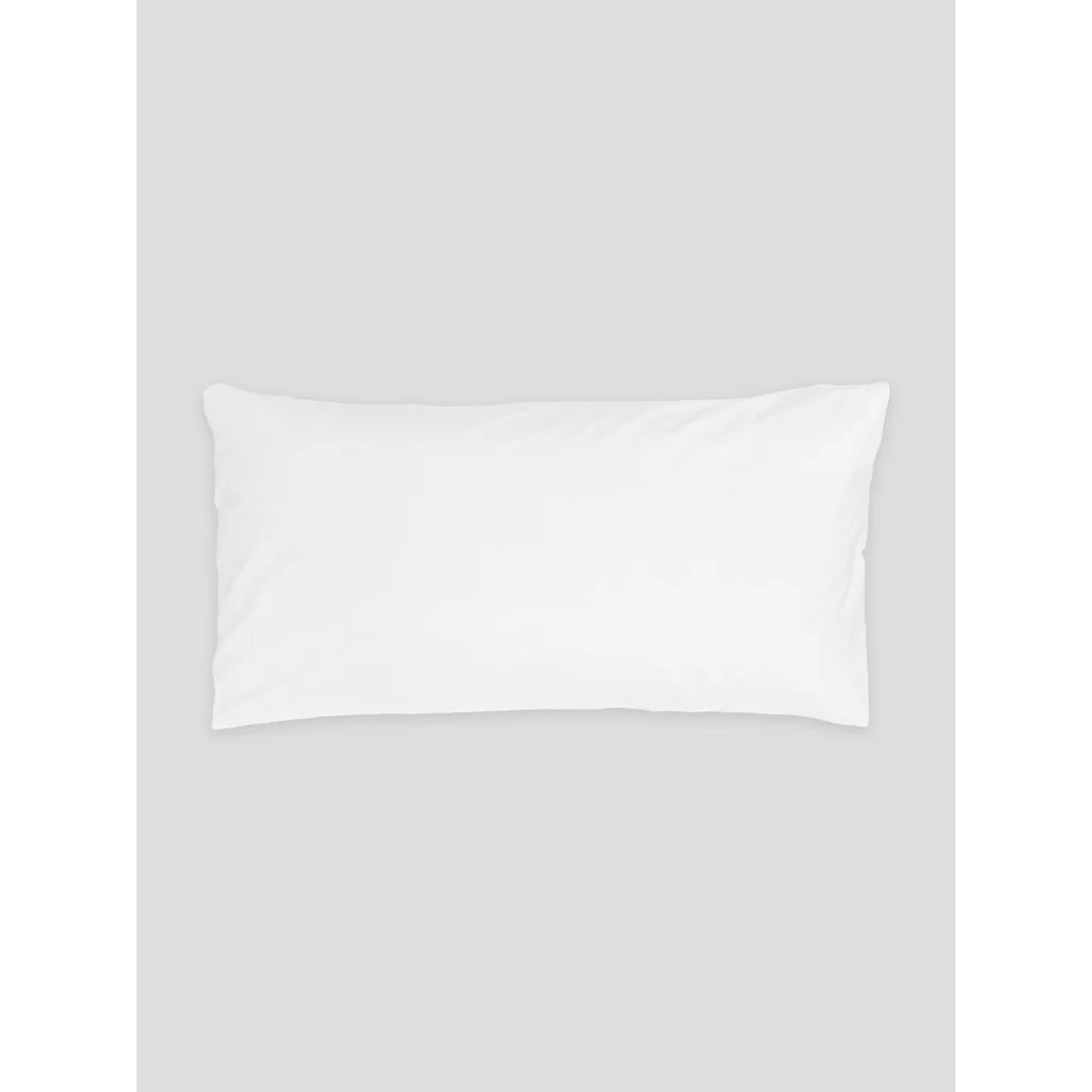 Perkal Bettwäsche Kissenbezug in Weiß von erlich textil Größe 80x80 cm