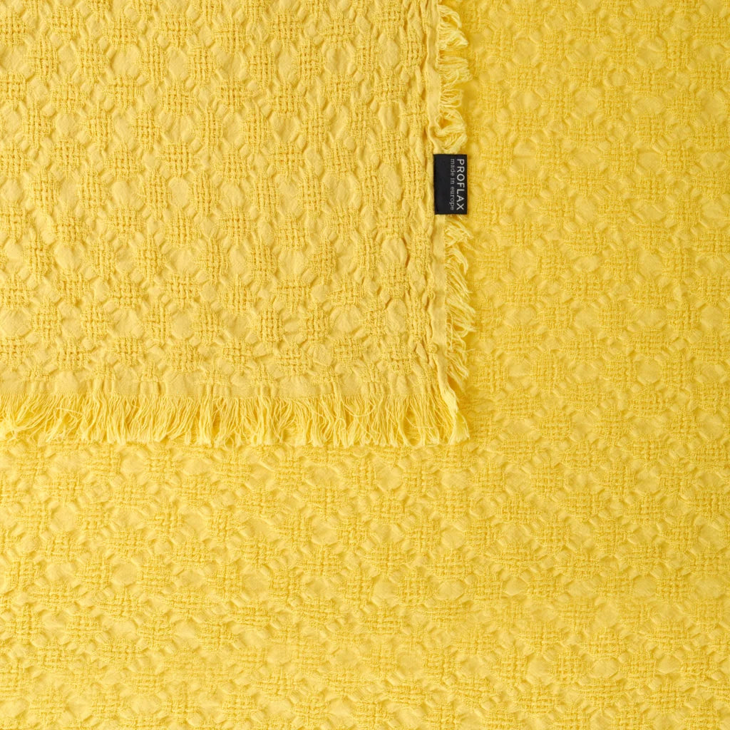 Plaid in Gelb von Proflax Größe 130x180 cm
