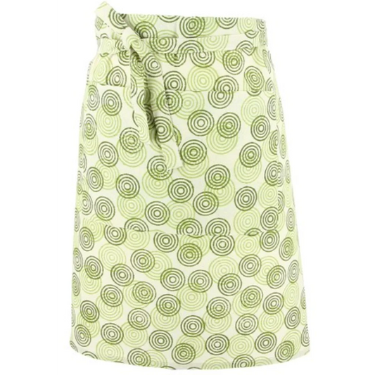 Vorbinder Kreise in Olive+Hellgrün Grün+Grün Muster Kreise von GLOBO Größe 70x49 cm