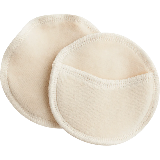 Waschbare Bio Abschminkpads 7er-Pack in Creme (naturbelassen) Creme von Living Crafts Größe One size