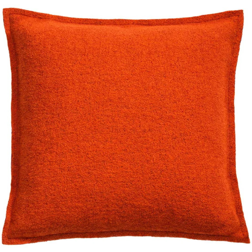 Bio Doubleface Kissenhülle in Orange+Cassis Orange+Beere von disana Größe 40x40 cm