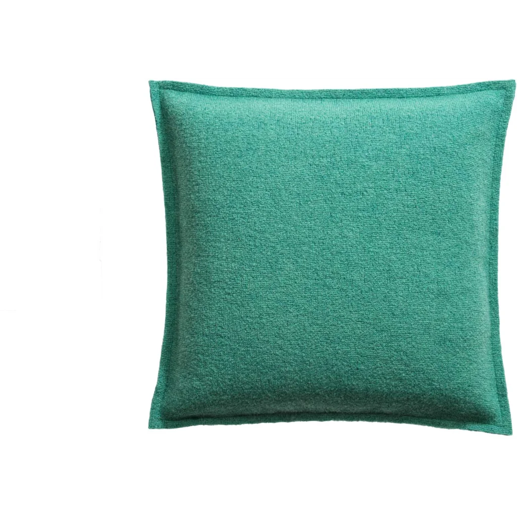 Bio Doubleface Kissenhülle in Pacific+Mint Grün+Grün von disana Größe 40x40 cm
