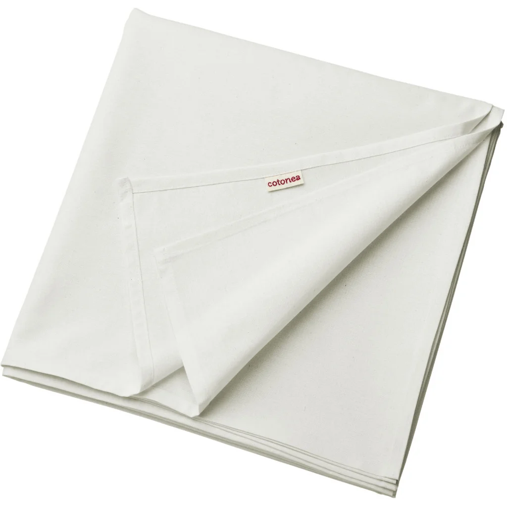 Bio Edel-Linon Bettlaken in Weiß von Cotonea Größe 264x254 cm