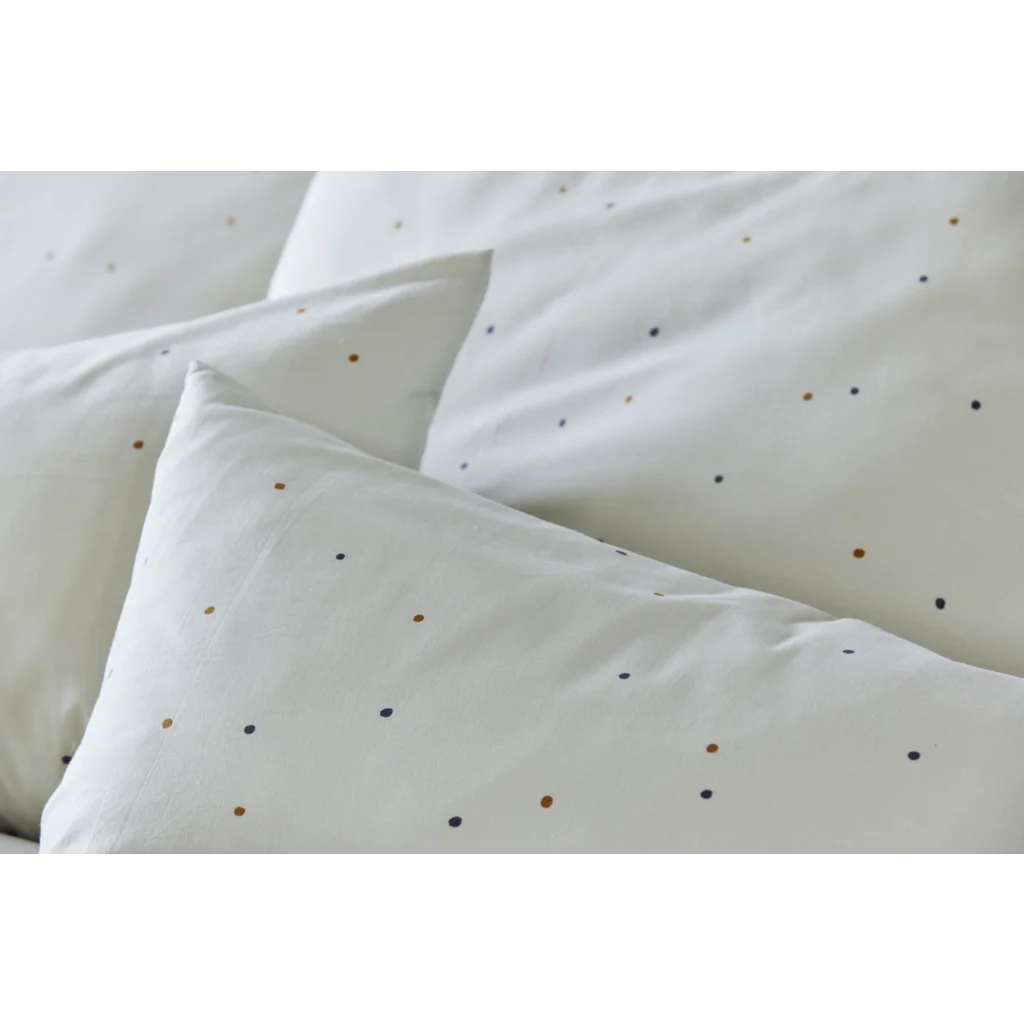 Bio Edel-Linon Bettwäsche Dancing Dots Kissenbezug – LAMA Living