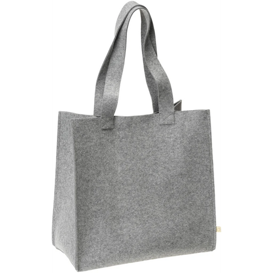 Bio Filz Shopper in Hellgrau Grau von disana Größe 40x40x20 cm