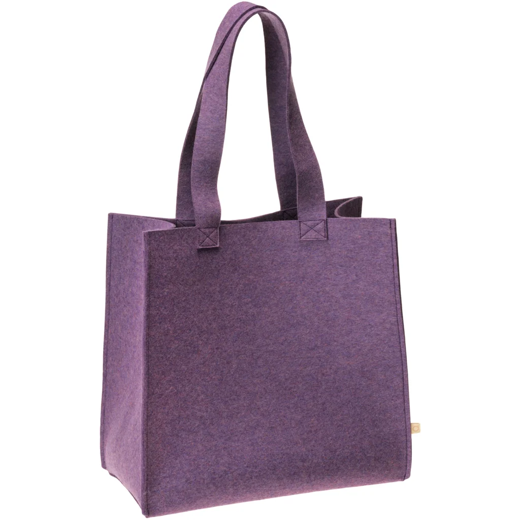 Bio Filz Shopper in Lila von disana Größe 40x40x20 cm