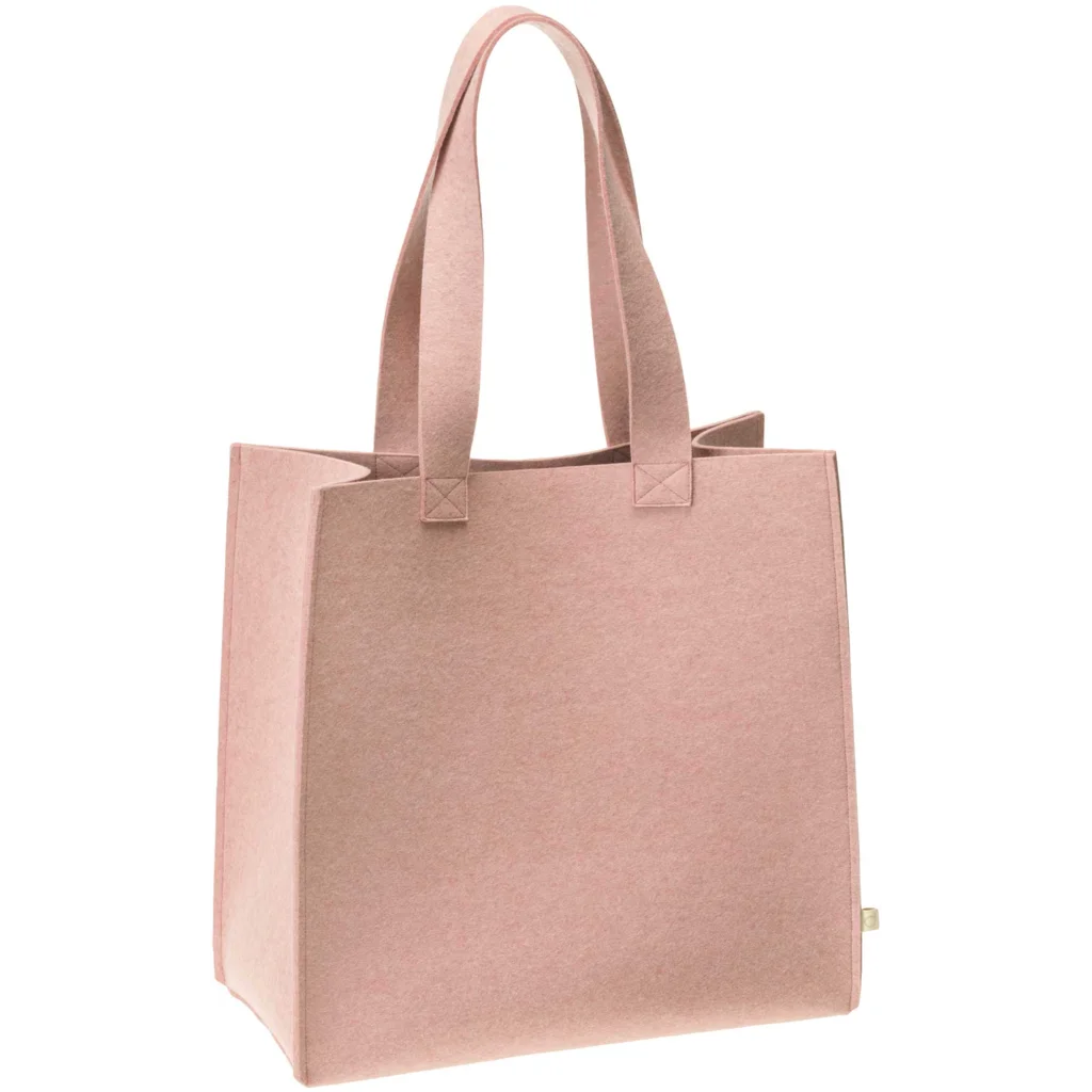 Bio Filz Shopper in Rosé Rosa von disana Größe 40x40x20 cm