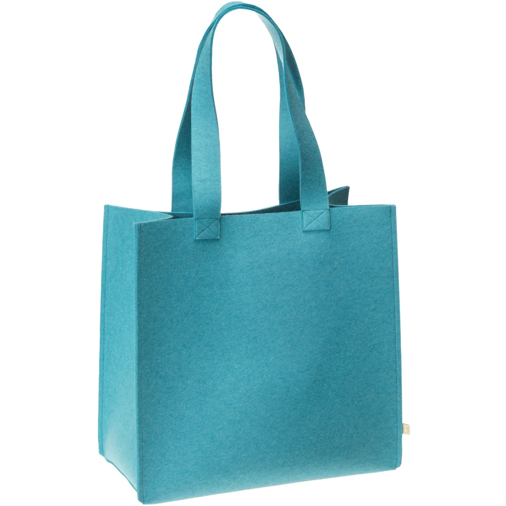 Bio Filz Shopper in Türkis Blau von disana Größe 40x40x20 cm