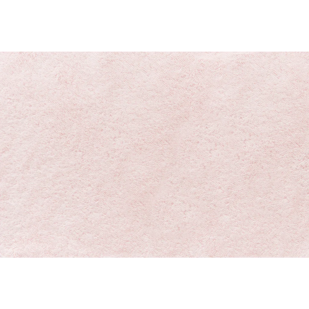 Bio Frottier Baby-Kapuzenbadetuch in Rosa von Leela Cotton Größe 80x80 cm