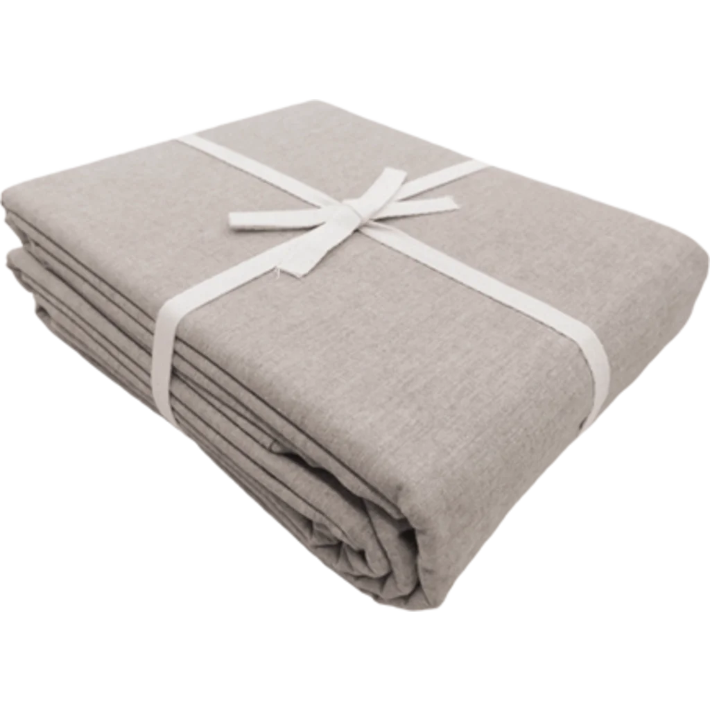 Bio Jersey Bettwäsche Bettbezug in Beige von Ege Organics Größe 155x220 cm