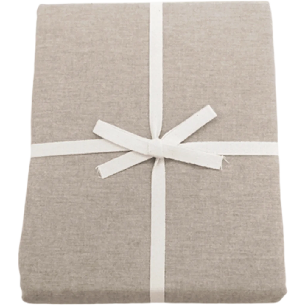 Bio Jersey Spannbettlaken für Matratzen in Übergröße in Beige von Ege Organics Größe 140x200 cm
