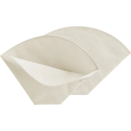 Bio Kaffeefilter 2er-Pack in Creme von Living Crafts Größe 20x13 cm