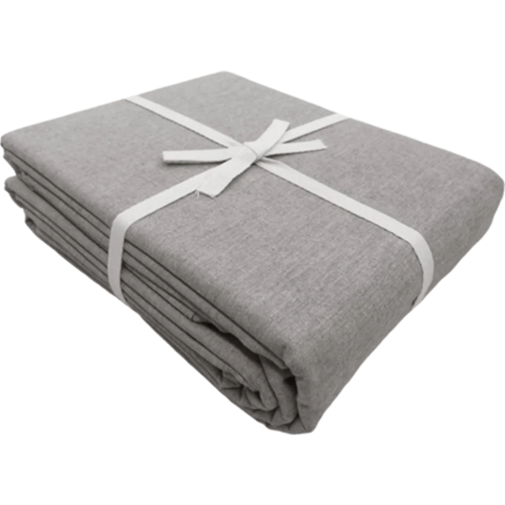 Bio Popeline Bettwäsche Bettbezug in Beige von Ege Organics Größe 155x220 cm