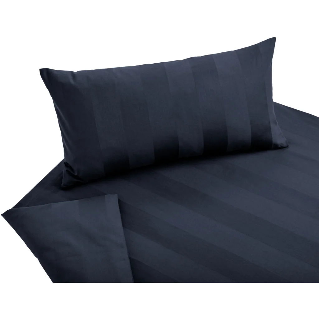 Bio Satin Bettwäsche Superbe Kissenbezug in Azurblau von Cotonea Größe 80x80 cm