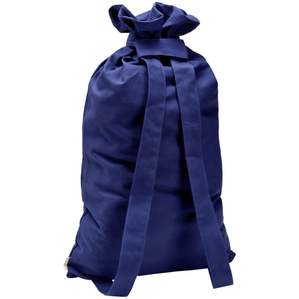 Bio Stoff-Rucksack in Blau von Cotonea Größe 65x38 cm
