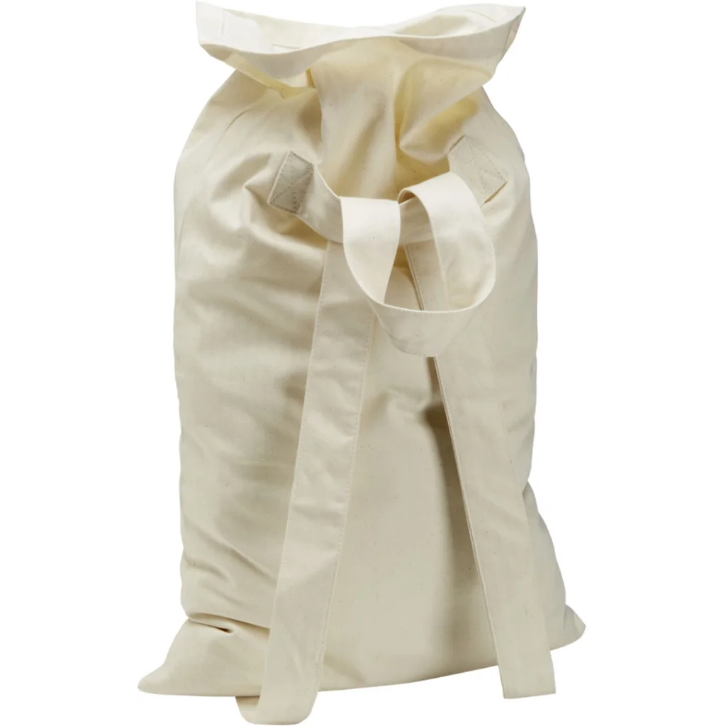 Bio Stoff-Rucksack in Creme von Cotonea Größe 65x38 cm