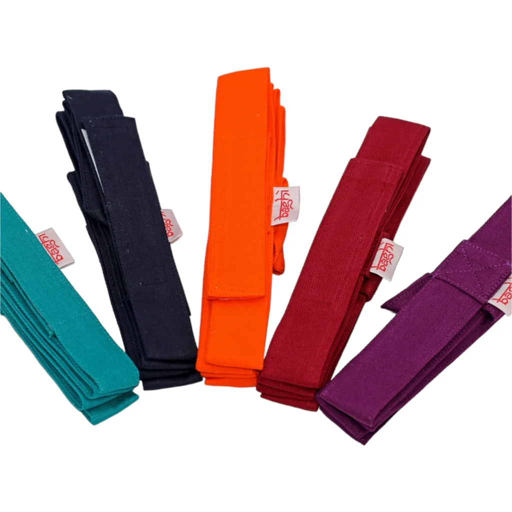 Bio Yogamatten Tragegurt in Dunkelblau Blau von BAGHI Größe 96x3 cm