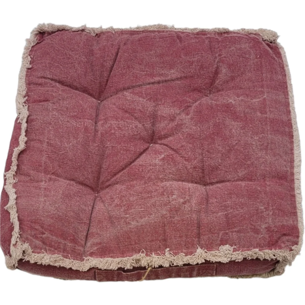 Bodenkissen in Weinrot Rot von BAGHI Größe 45x45 cm